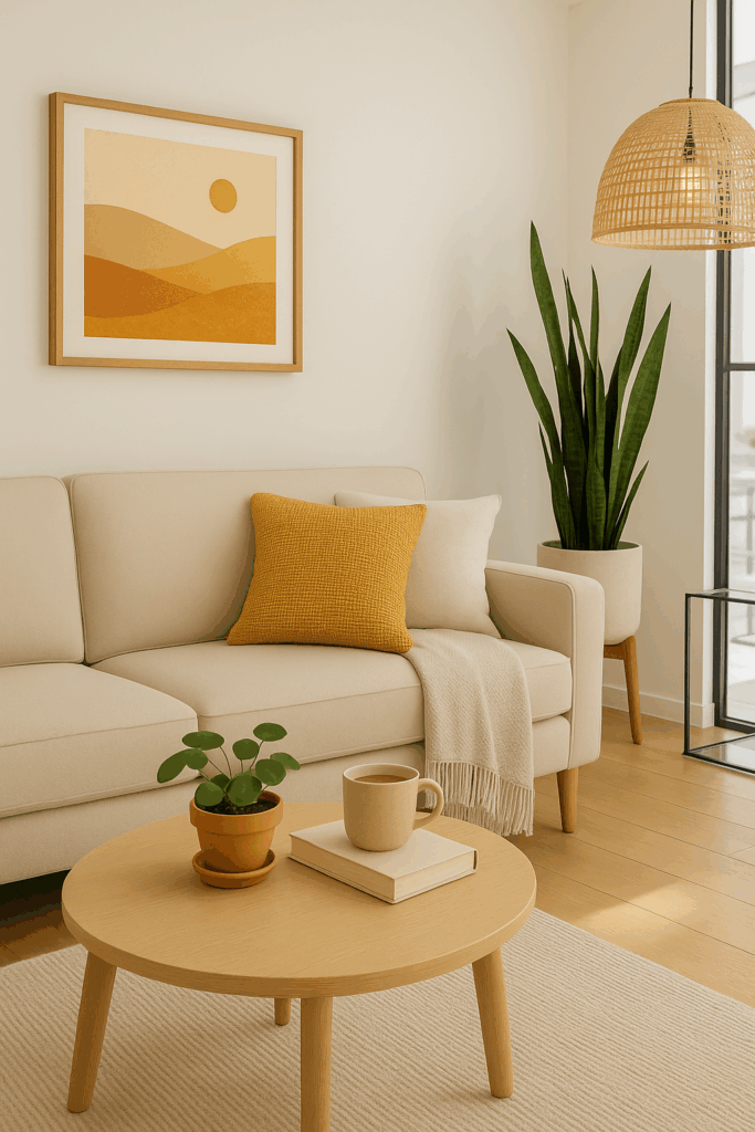 snake plant living room