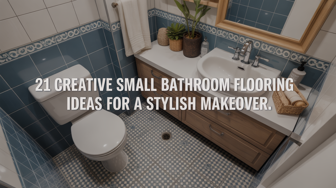 21 Creative Small Bathroom Flooring Ideas for a Stylish Makeover