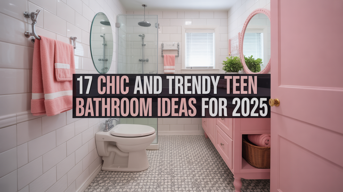 17 Chic and Trendy Teen Girl Bathroom Ideas for 2025