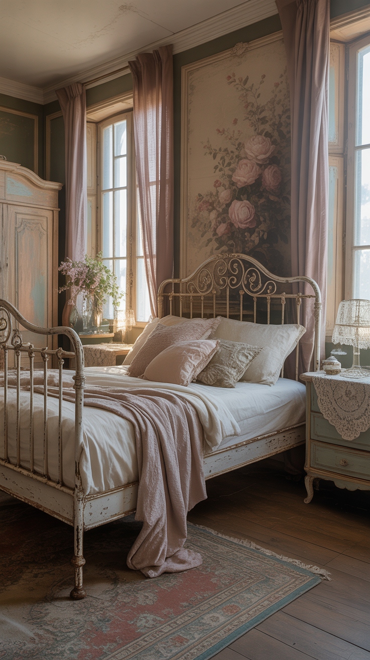 13 Breathtaking French Shabby Chic Bedrooms You Must See
