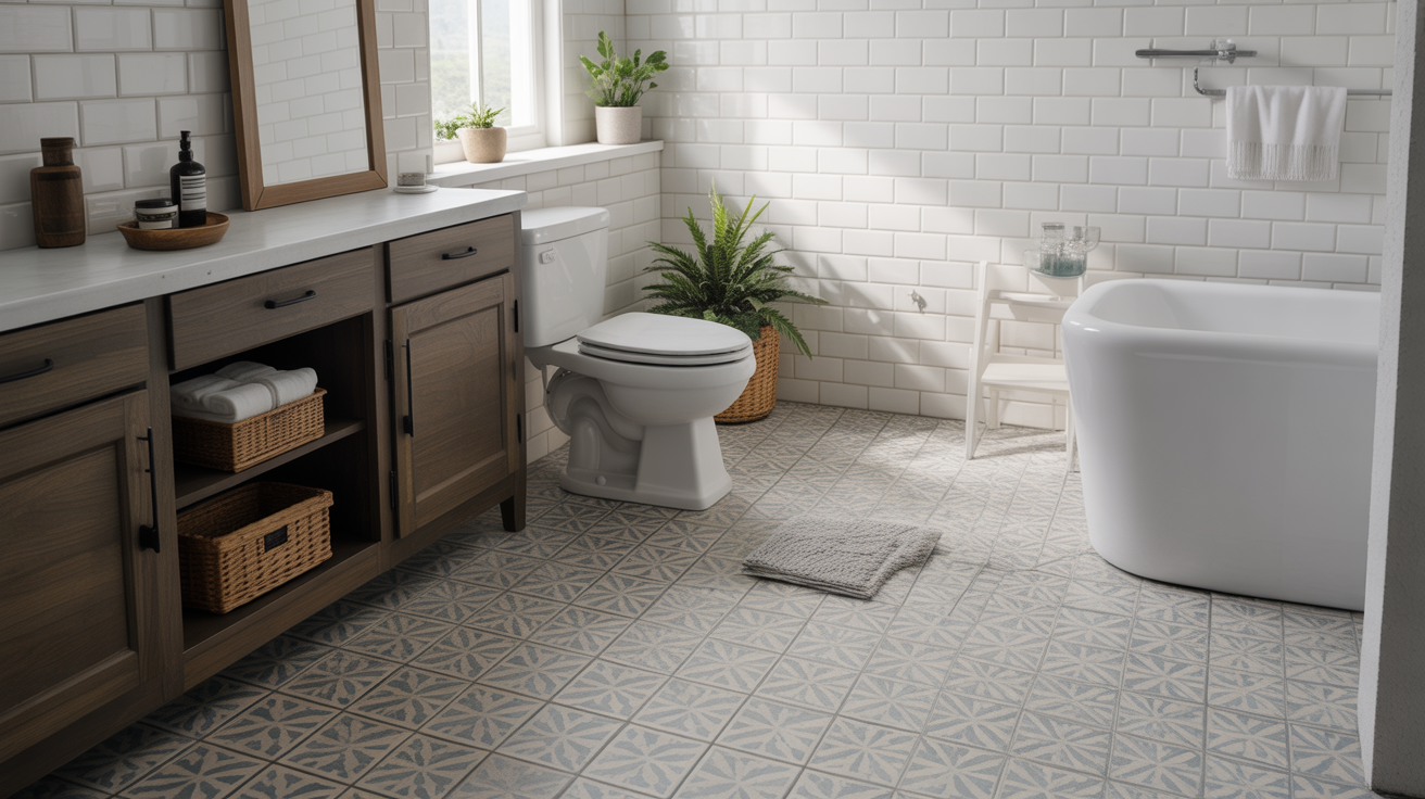 19 Stunning Waterproof Flooring Ideas to Transform Your Small Bathroom